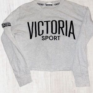 Victoria Secret Crop Crew Neck Size Small